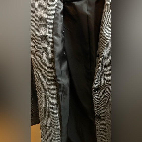 Lauren Ralph Lauren Gray Wool Blend Long Coat Size 16 - Picture 4 of 7